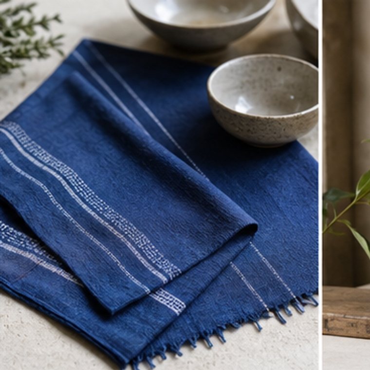 Indigo Table Linen — Photo 1
